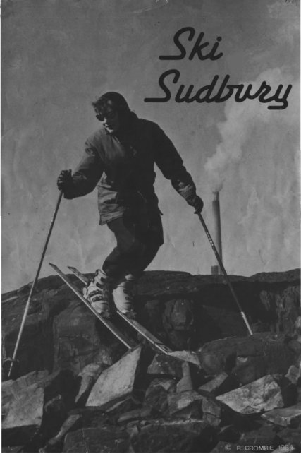 Skiing in Sudbury, near the SuperStack